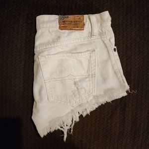 White Ralph Lauren Denim Shorts